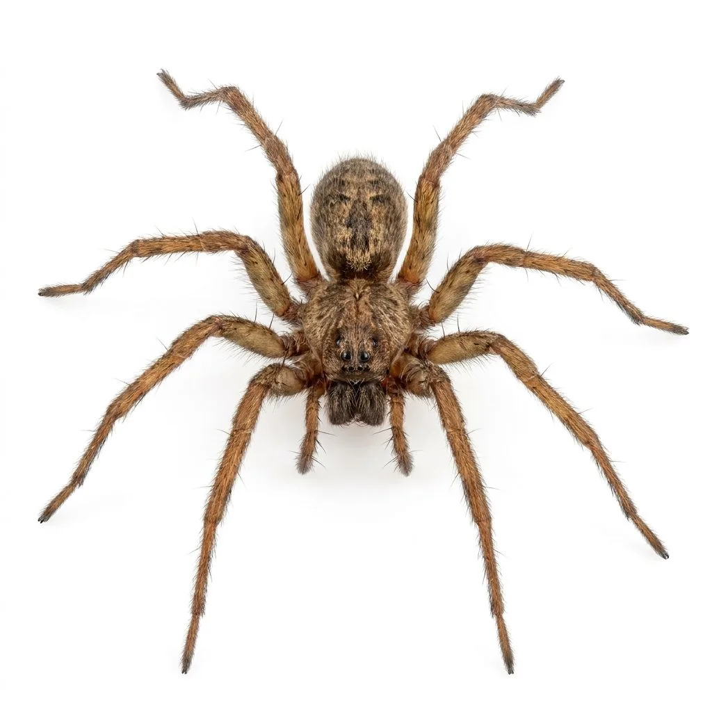Hausspinne – Nahaufnahme